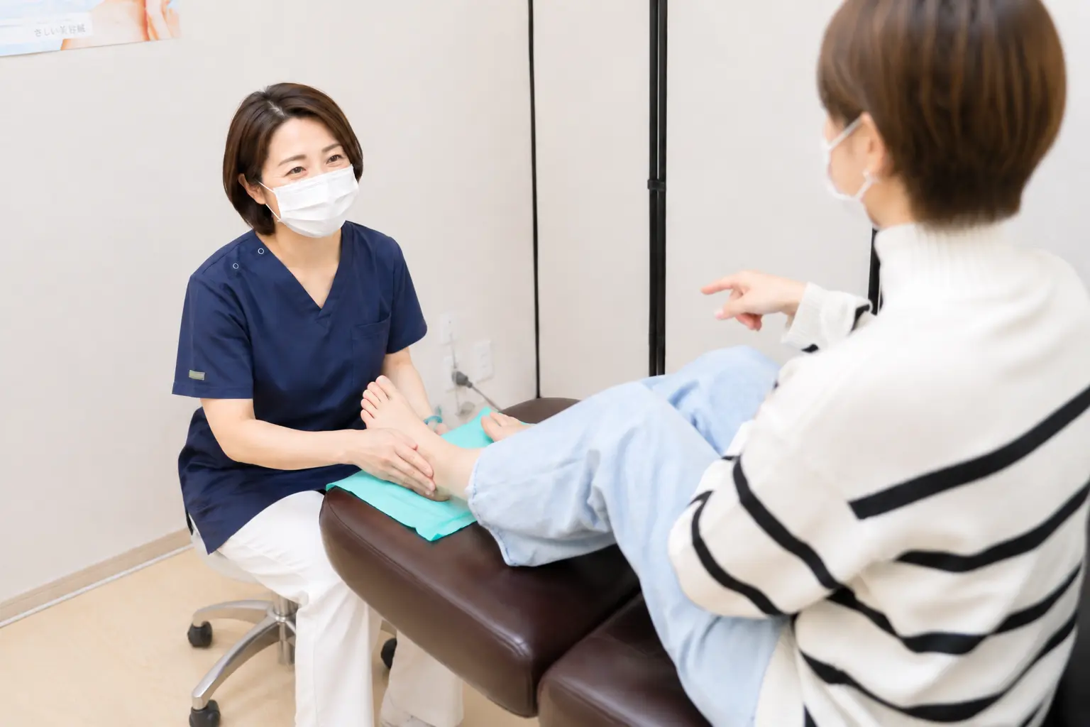 アフターケア説明の様子
