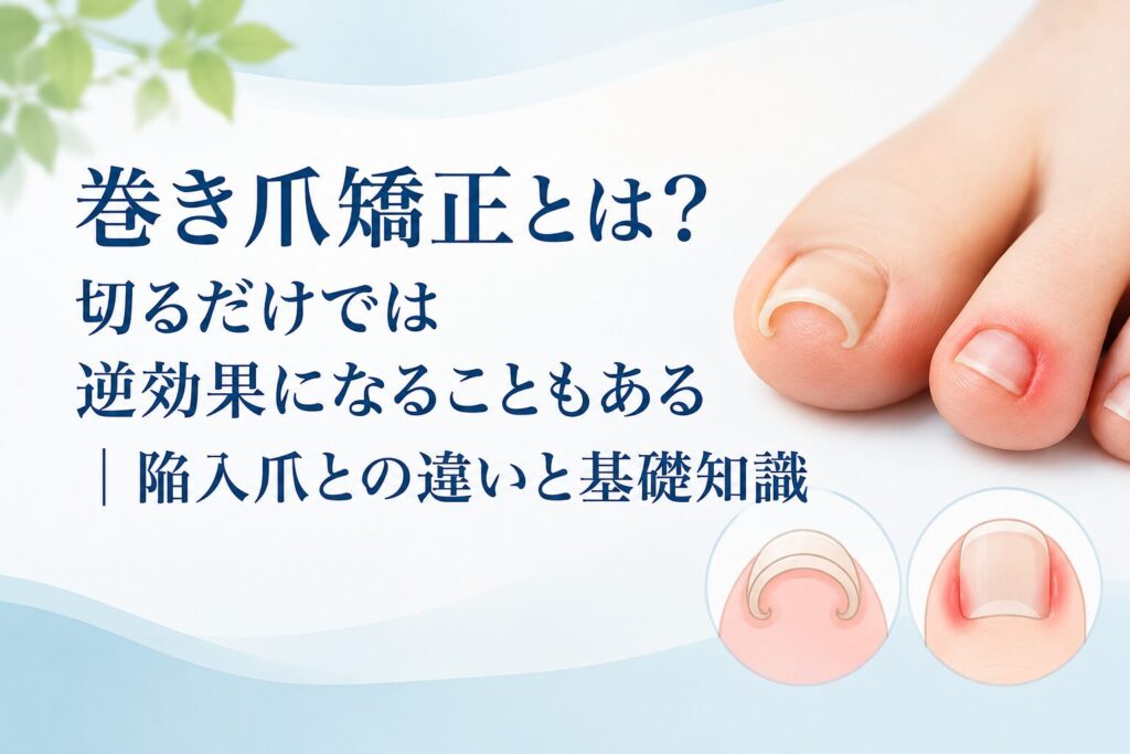 巻き爪矯正とは？